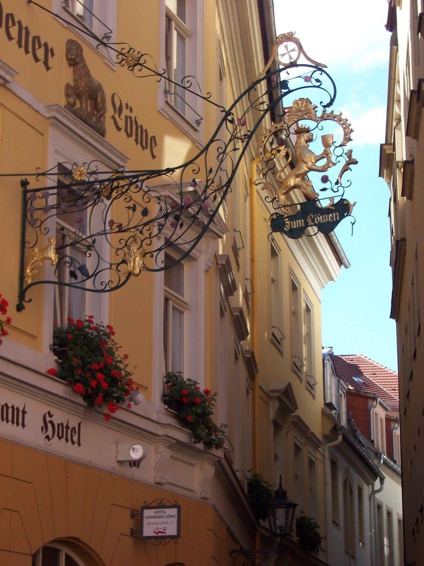 Hotel Goldener Loewe Мейсен Экстерьер фото